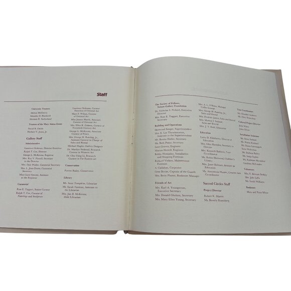 1977 Sacred Circles Exhibit Reception Program Nelson Atkins Kansas City Missouri - Picture 8 of 9